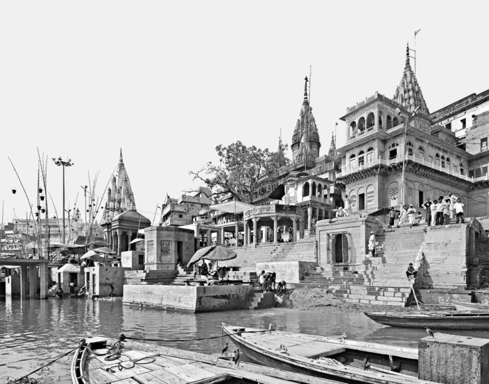 Ghats Ganges River Varanasi India