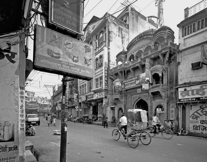 Rickshaw Driver Old Town Varanasi India
